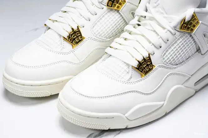 Cheap TBK Retro Gold Jordan Metallic AQ9129-170 4 0621
